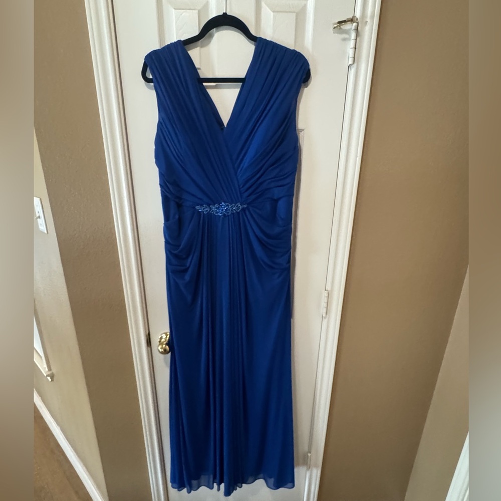 Royal blue formal gown